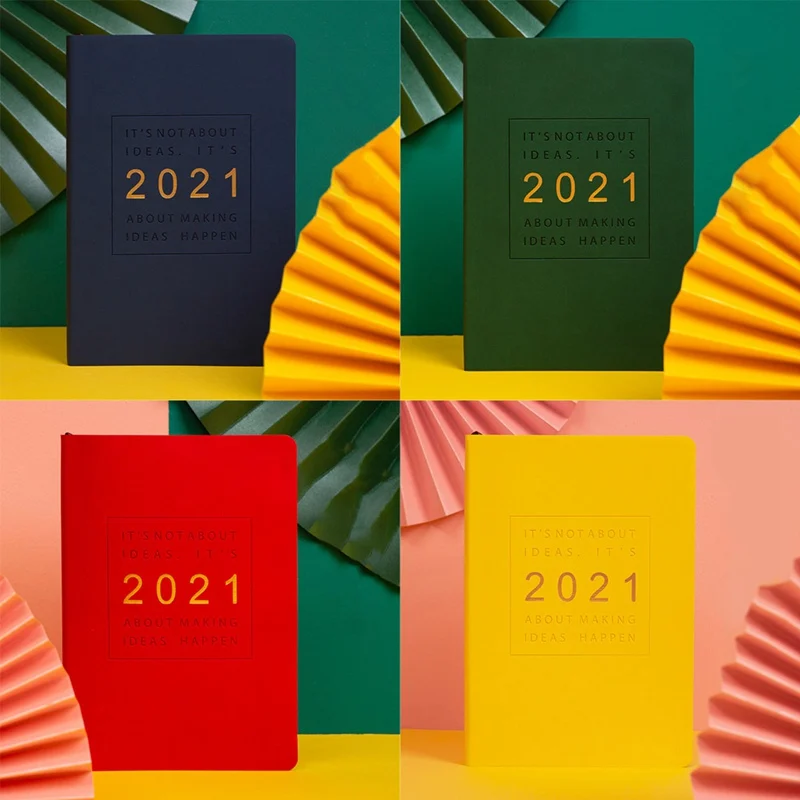 

2021 Agenda Planner Organizer Journal Notebook 365 Day Plan A5 Note Book Diary Book Weekly Monthly NotebookTravel Handbook