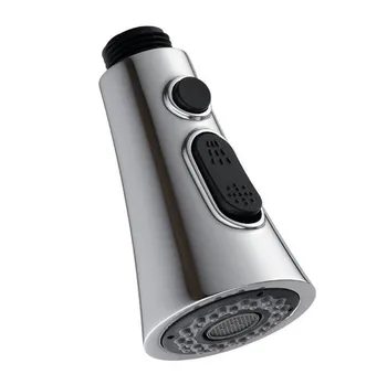 มัลติฟังก์ชั่ก๊อกน้ําหัวฉีดอ่างล้างจานดึงก๊อกน้ําหัวฉีด Sprayer สีดําเงินขนาดเล็กฝักบัวดึงหัว Aerator 28