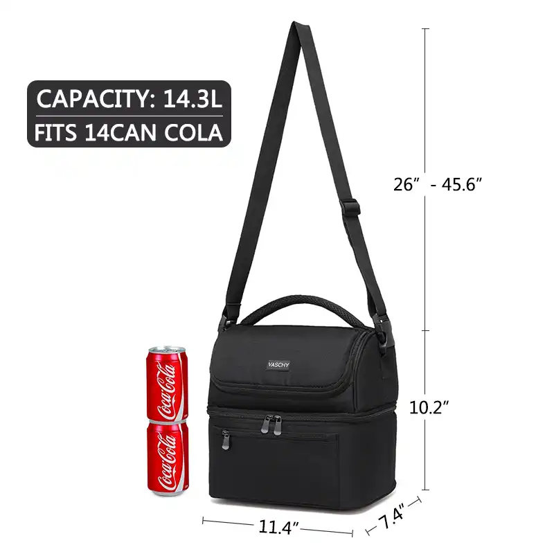 handbag with insulated compartment