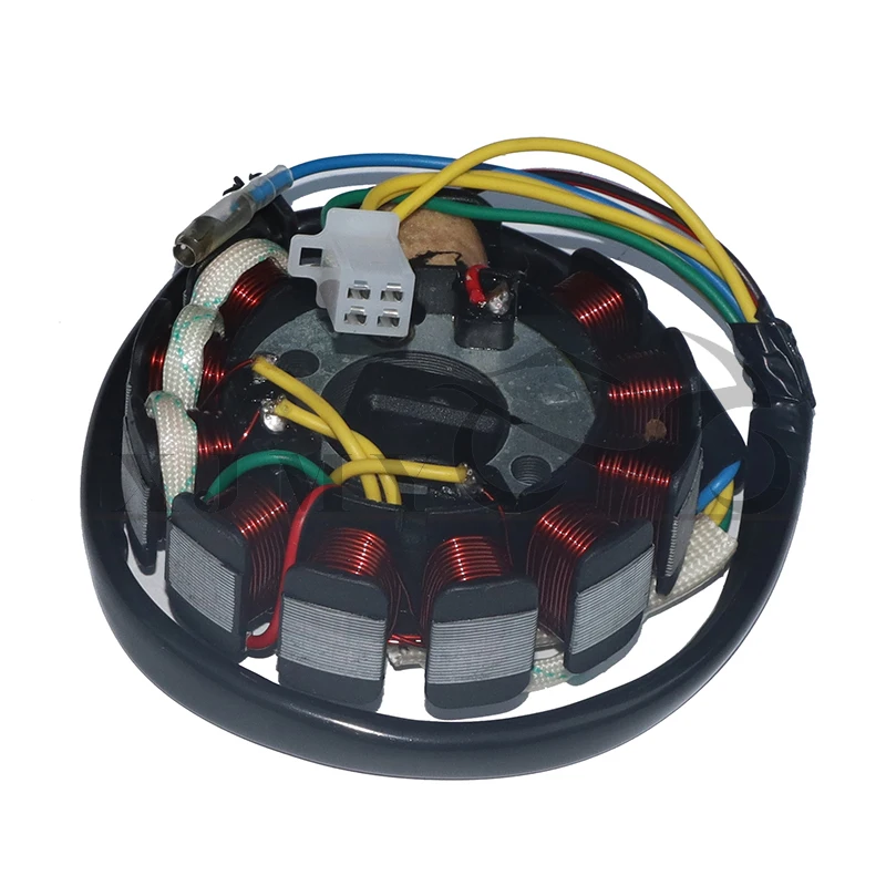 DC ignition stator magnetic coil generator 11 poles suitable for GY6125cc 150cc Chinese scooter moped ATV four-pocket bicycle | Автомобили