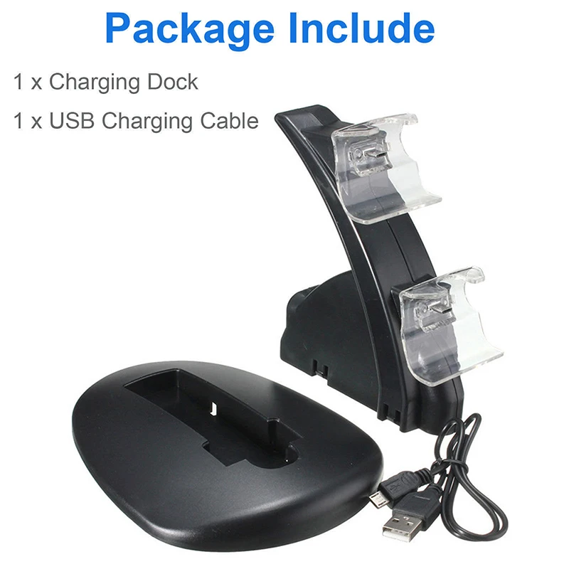 Светодиодный двойной контроллер зарядное устройство+ Micro usb зарядный кабель зарядная док-станция Подставка для sony Playstation 4 PS4