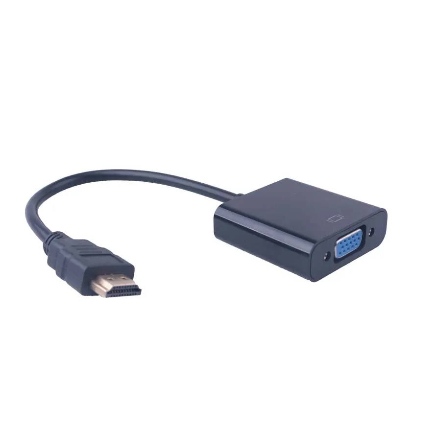  Elistooop HDMI Male to VGA RGB Female HDMI to VGA Video Converter adapter HDMI Cable 1080P HDTV Mon