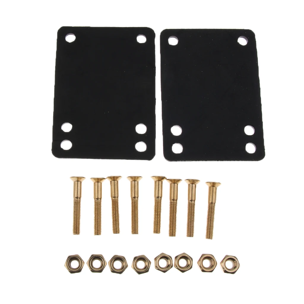 3mm Longboard Skateboard Riser Pad with Mounting Hardware Screws Set Outdoor