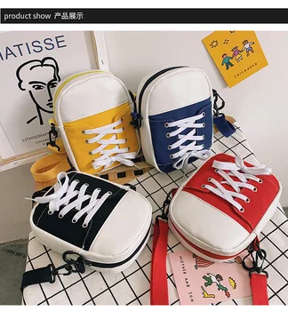 

Cute canvas handbags Fashionable new shoulder bag candy small round bag Western personality female bag