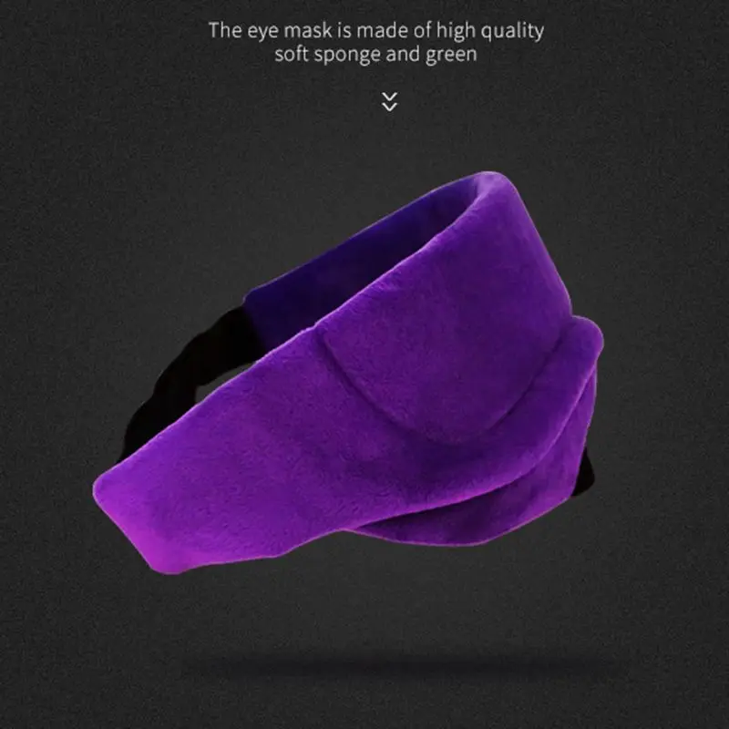 

3D Eye Mask Sleep Soft Padded Shade Cover Rest Relax Blindfold Travel Fun X5XC