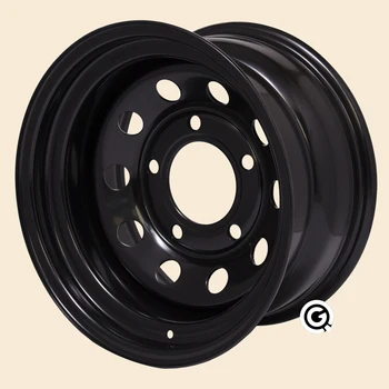 

16inch daytona steel wheel 5X165.1 defender 90 110 black offset -25 discovery 1 car wheel