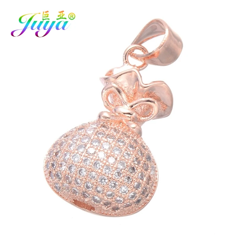 Juya DIY золото/серебро/розовое золото бабочка лебедь черепаха кошка крест кошка подвеска Подвески для женщин Модный кулон, ювелирные изделия для изготовления - Окраска металла: Rose Gold