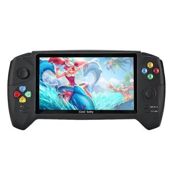 

COOLBABY 7.0 inch Game Console Dual Rockers Handheld Game Player Build-in 3000 Games Classic Video Console Camera Video Record