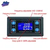 1Hz-150KHz LCD Digital Display PWM Signal Generator 1-Channel PWM Pulse Frequency Duty Cycle Adjustable Square Wave Generator 1