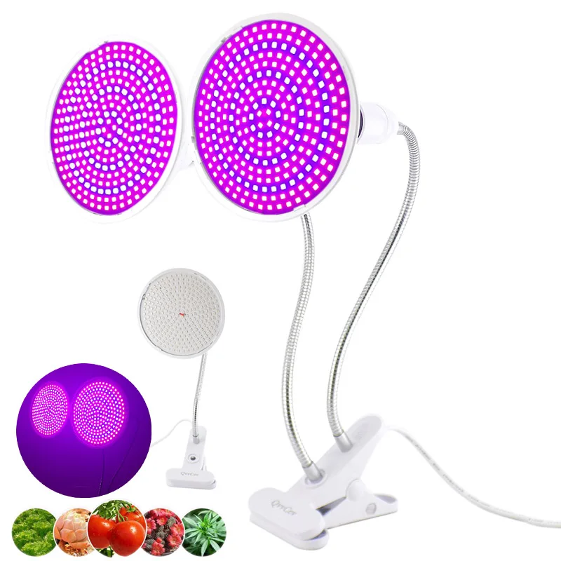 New Dual 260 LED Plant grow light red blue Inddor Flower grow box tent room phyto lamp for vegs cultivo Growing hydro T1