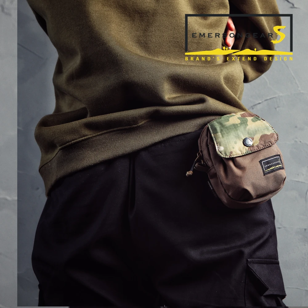 Emersongear Waist Bag Camo Mini Small Utility Pouch Casual Money Pouch Running Cycling Travel Waist Bag BALLOON Urethane 70D