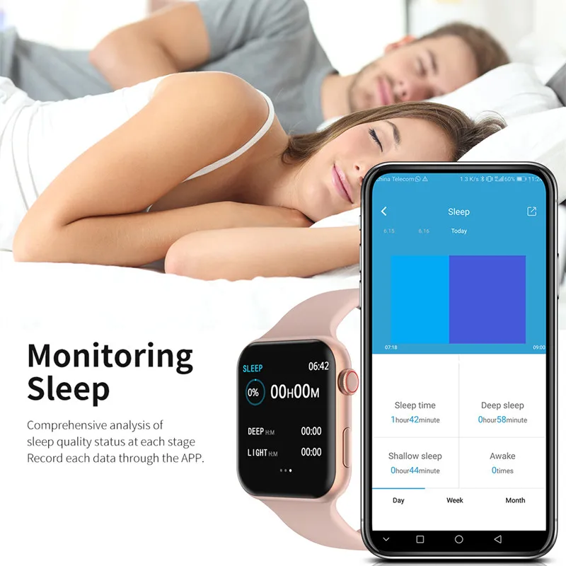 WFDRD Bluetooth Smart Watch Series F10 Heart Rate Bluetooth Call Fitness Tracker ECG Bracelet Smar Smartwatch