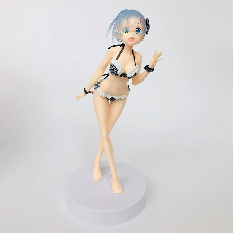 Re: Zero Life в другом мире от Zero Anime Ram Rem Bikini EXQ ver. 22 см ПВХ фигурка в коробке