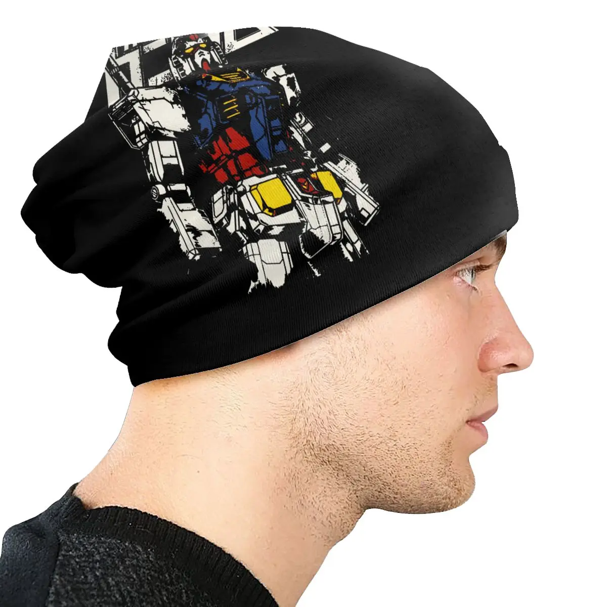Robot Mecha Anime Skullies Beanies Hats 