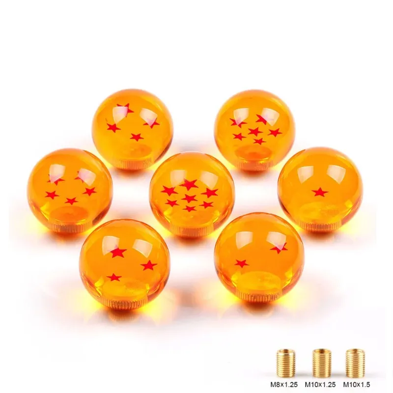 

YEAHGOOD-New Arrived Dragon Ball Gear Shift Knob 57mm Diameter 1-7 Star Acrylic For Universal Car RS-SFN042
