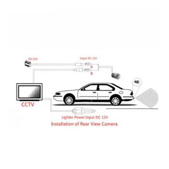 

Car Rear View Camera Backup For Jeep Wrangler 2012-2013 With Video Cable