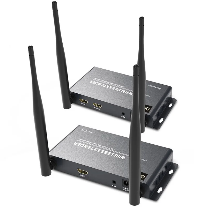 US $65.54 200M Wireless Extender HDMICompatible HD 1080P Sender Transmitter Receiver TX RX Kit Extend Audio Video Transfer Support 1 To 4