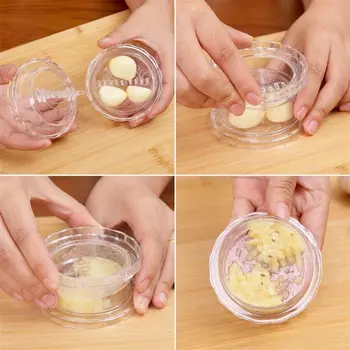 Portable Garlic Presses Slicer Grater Crusher Twist Masher Garlic Mincer Chopper Cooking Peeler 1 Portable Garlic Presses Slicer Grater Crusher Twist Masher Garlic Mincer Chopper Cooking Peeler