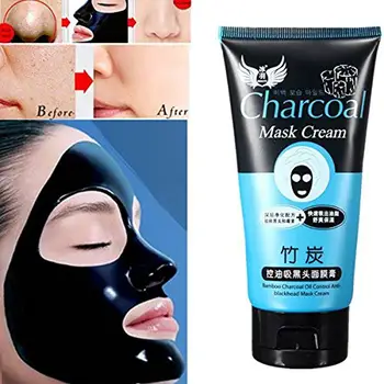 

MeterMall Black Mineral Mud Mask Peel Off Bamboo Charcoal Purifying Blackhead Remover Mask Deep Cleansing for Acne Treatment