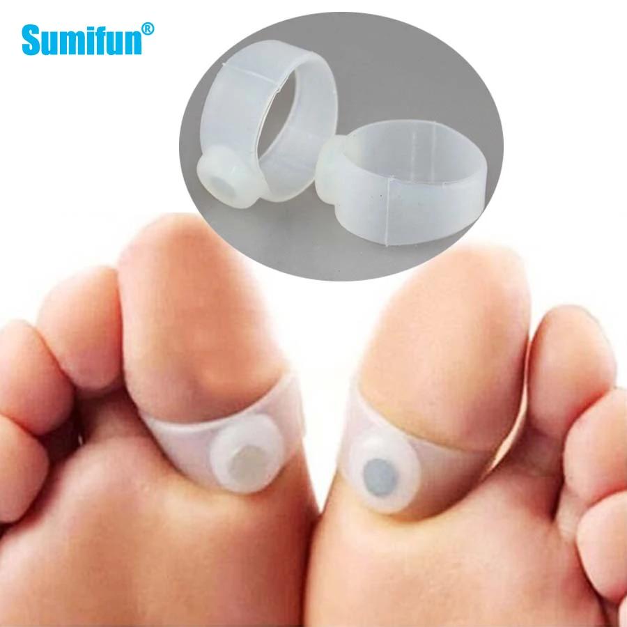 6Pcs Magnet Toe Patch Lose Weight Slim Loss Ring Sticker Silicon Slimming Foot Massage Feet Reduce Burn Fat Feet Care Fat C417