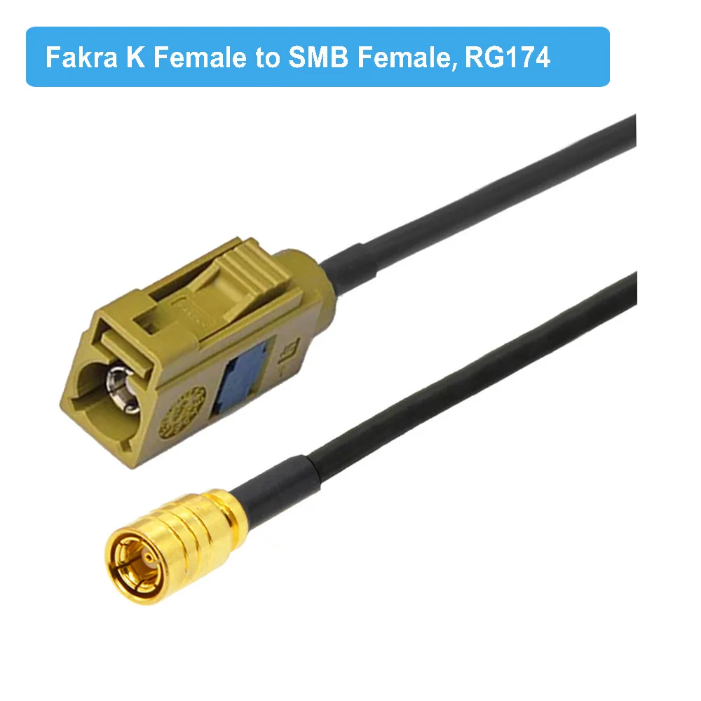 Antennenadapter adaptiert von SMB (m) auf Fakra (f)