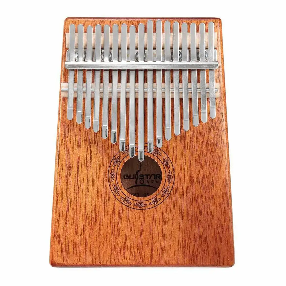 

17 Key Kalimba Mahogany Thumb Finger Piano Sanza 17 keys Solid Wood Finger Piano Portable Instrument KLB-17