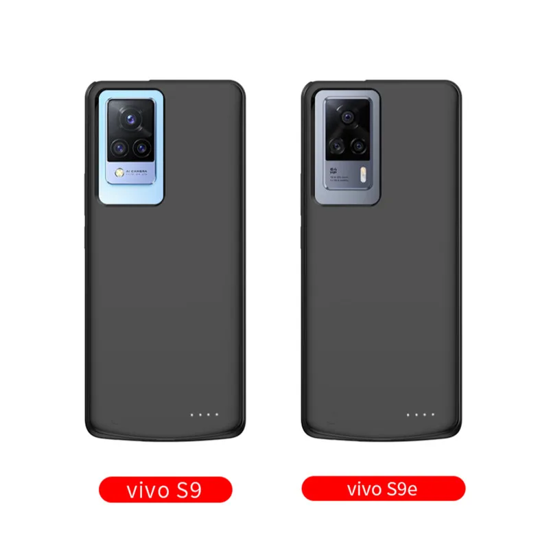 KQJYS External Power Bank Battery Charger Cases for VIVO S9E 6500mAh PowerBank Battery Charging Cover For VIVO S9 Battery Case
