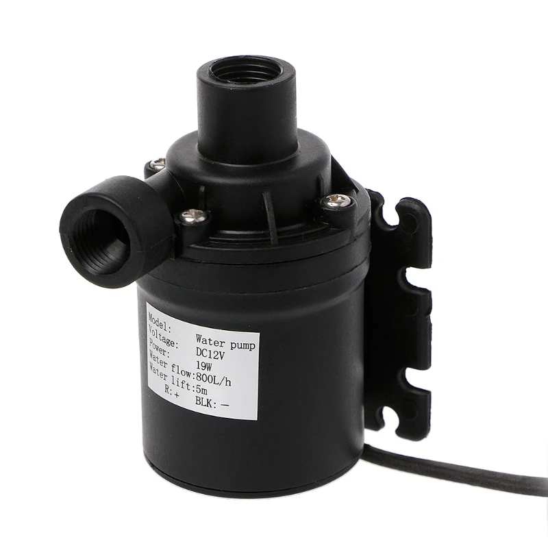 800L/ч 5 м DC 12V Солнечный безщеточный Водяной циркуляционный насос для воды с 4p