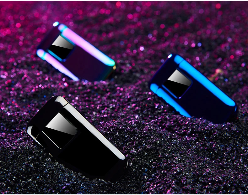 Сверхтонкая Электронная зажигалка плазменная USB Зажигалка для курения может