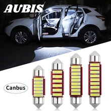 

1X Festoon Led Car Light C5W 31mm 36mm 39mm 41mm Canbus 7020 SMD license Plate Lights 4000K 6000K White For Auto Dome Light 12V