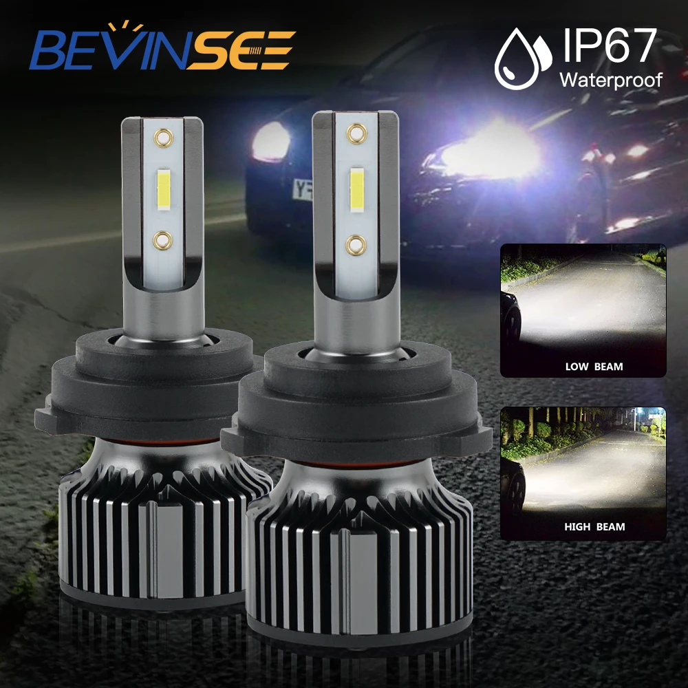 

BEVINSEE H7 LED Headlight Bulbs 10000lm For VW Touran Golf MK5 Scirocco Sharan T5 Multivan New Lavida Gran Lavida 60W 6000K