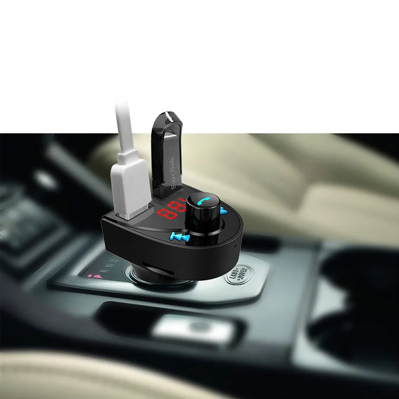 Автомобильный fm-модулятор Bluetooth автомобильный комплект fm-передатчик TF карта стерео приемник Автомобильный MP3-плеер беспроводной двойной USB 3.1A Быстрая зарядка