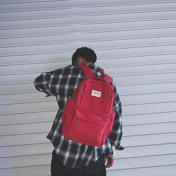 

Fashion women's backpack, Korean campus schoolbag, nylon waterproof women's travel backpack, large capacity laptop backpack