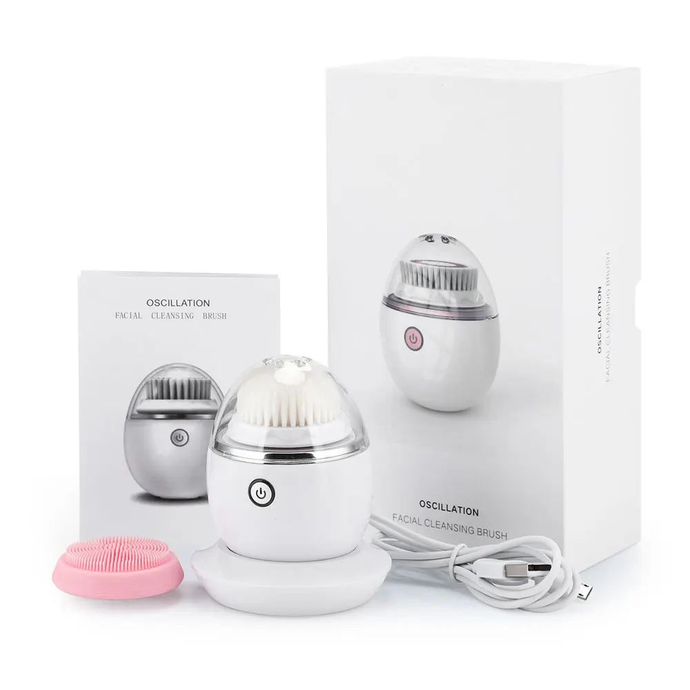 Electric Facial Cleansing Brushes Waterproof Face Cleanser Sonic