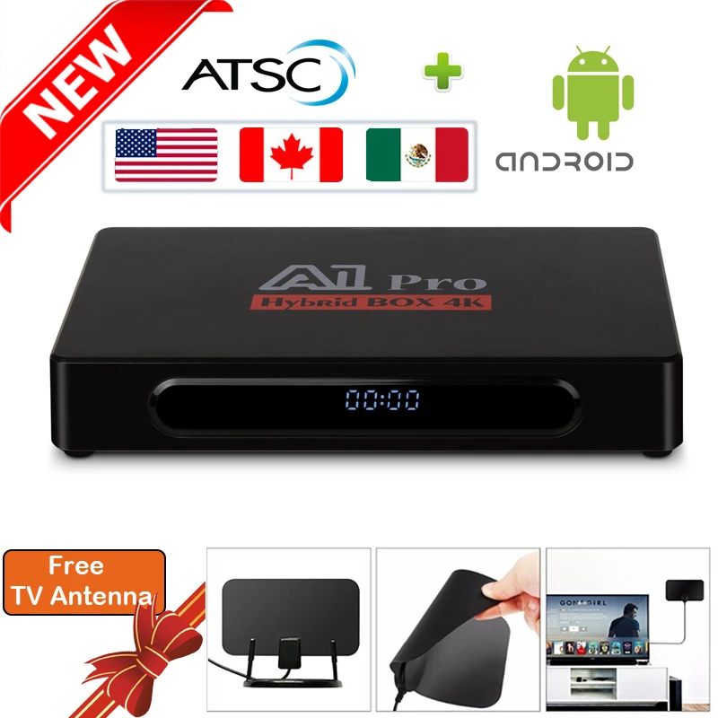 KOQIT Broadcast Smart Android Atsc Tv Tuner HD Digital Converter Box