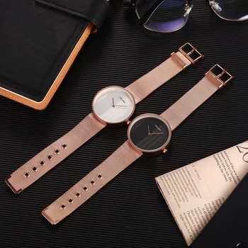 

New Style Cool Panel Quartz Watch Fashion Simple Two Needle he ggs dai MEN'S Watch COUPLE'S Watch Women's