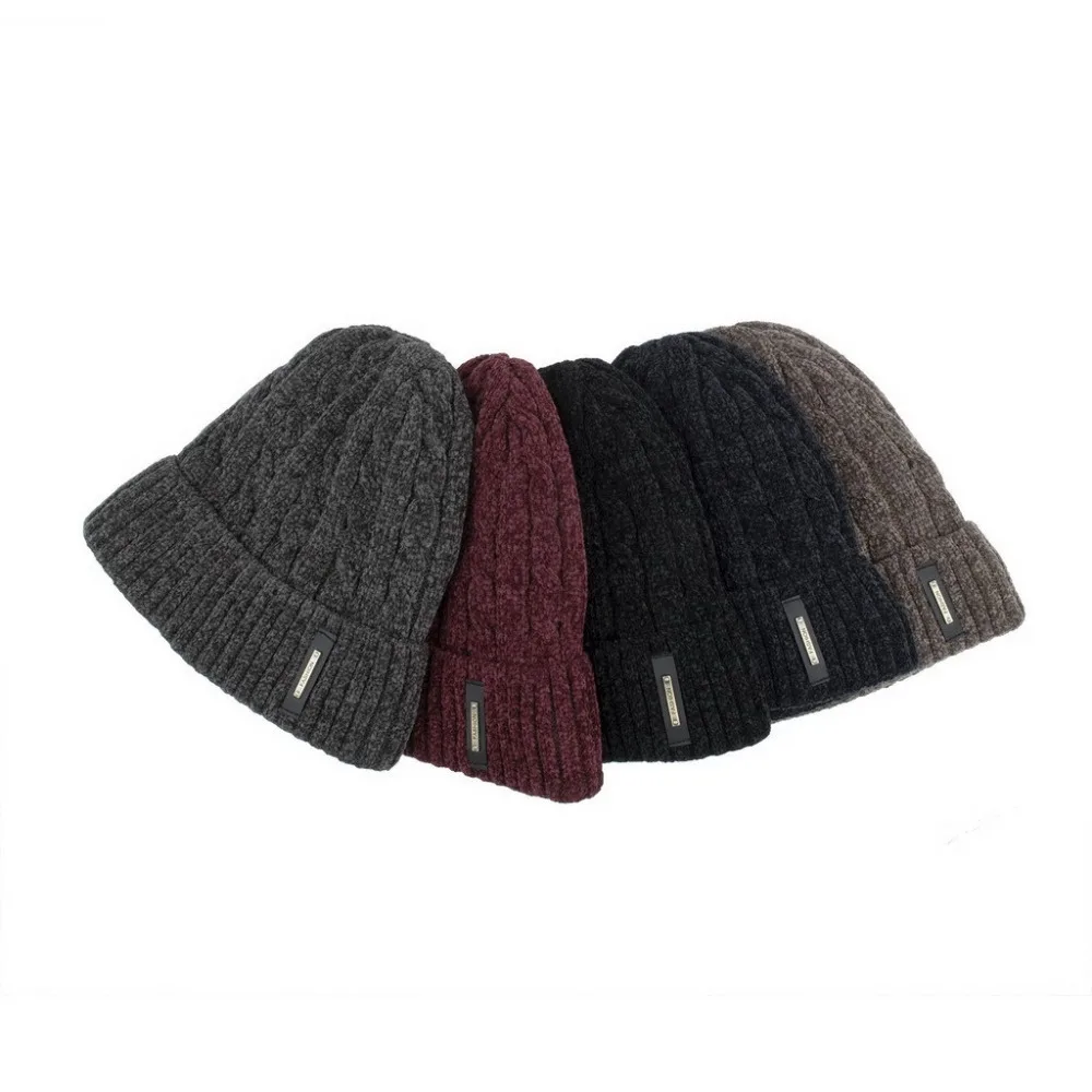 Beanies, зимняя шапка, мужская шапка, зимняя шапка, одноцветная шапка с воротником, набор, плюс бархат, толстая вязаная шапка и глушитель, шапка бини, Muts#2O21