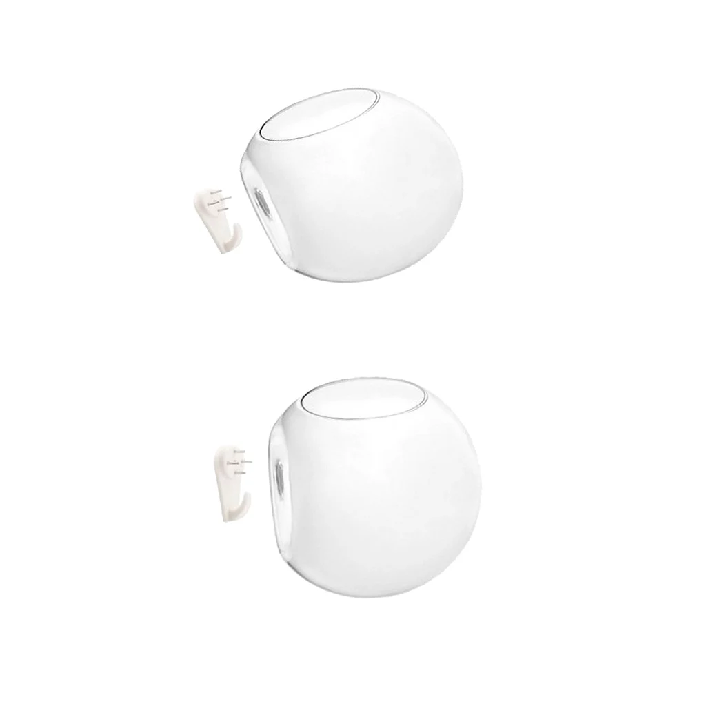 2 x Wall Mounted Transparent Glass Hydroponic Vase Terrarium Container - Ball 10cm | Дом и сад