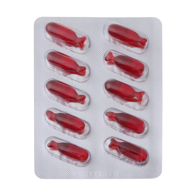 

10pcs Halloween Fake Blood Capsule Plasma Pills Vampire Horror Funny Joke Prank