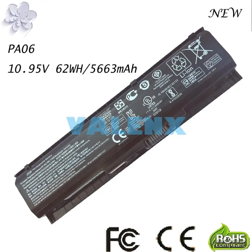 

Laptop Battery Compatible 5600mAh for hp Pavilion 17-AB003NT Black Computer 62Wh 5.6Ah