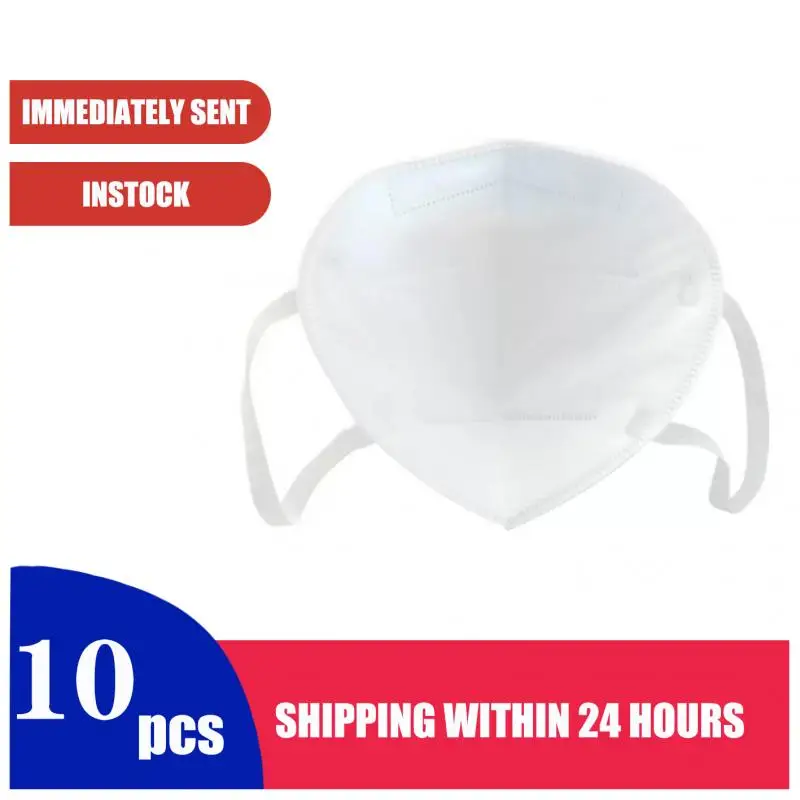 

Dropshipping 10Pcs KN95 Mask Face Mask Disposable Anti-Dust KN95 Masks Anti Haze Pollution KN95 Masks Fast Delivery