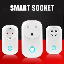 ZUCZUG Smart Plug Wifi Smart Socket 10A 100V-240V Smart Life Timing App US Plug Home Alexa Remote Control Wall Smart Socket