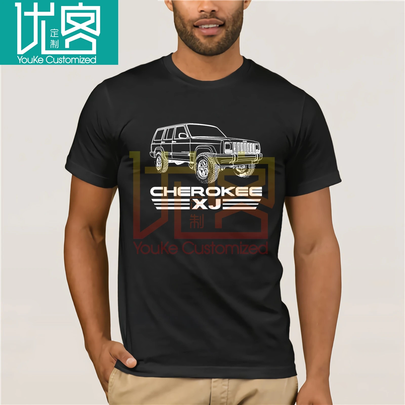 2020 Новая летняя мужская горячая Распродажа модная Jeep Cherokee XJ MJ внедорожная 4X4 SUV 4 0