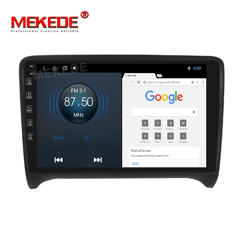 MEKEDE Android 10,0 автомобильный мультимедийный плеер для Audi TT MK2 8J 2006 2007 2008 2009 2010 2011 2012 радио встроено, carplay