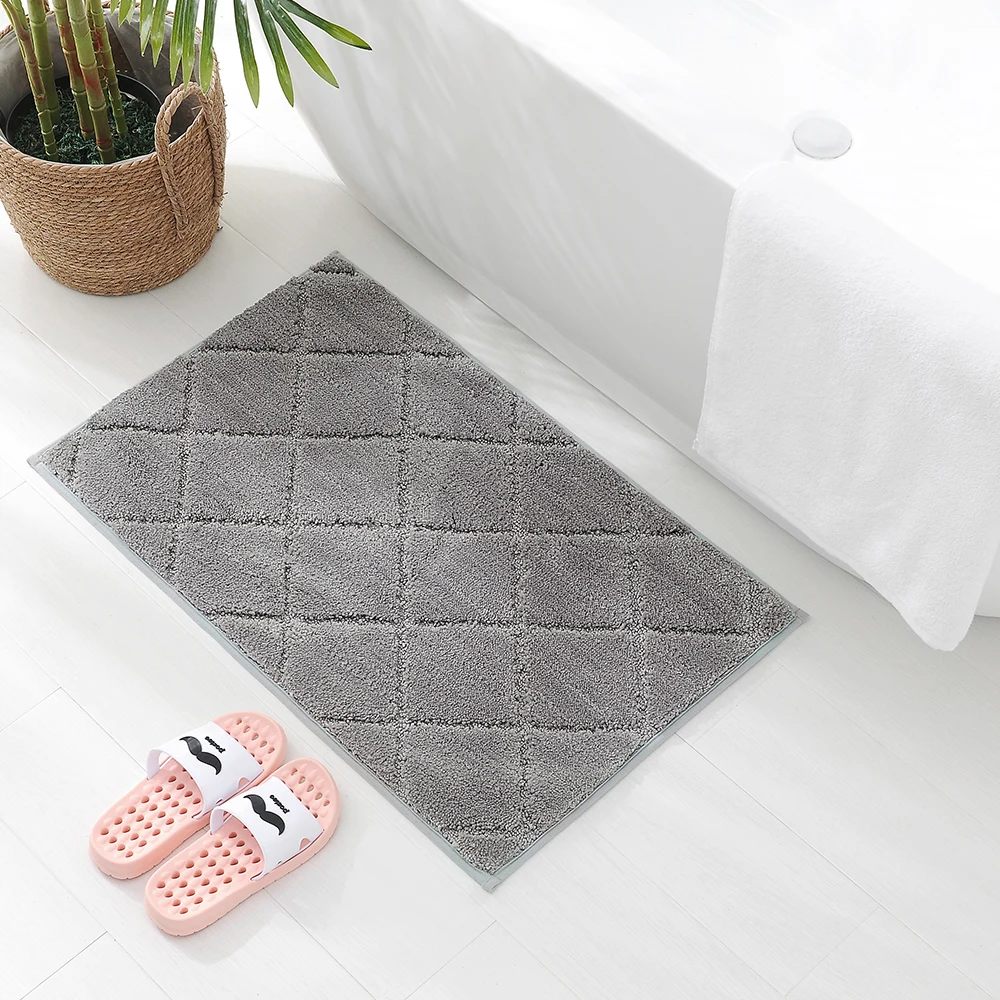 50*80 см коврик для ванной мягкий полиэстер микрофибра напольный коврик нескользящий водопоглощающий дверной коврик для ванной комнаты напольный кухонный коврик