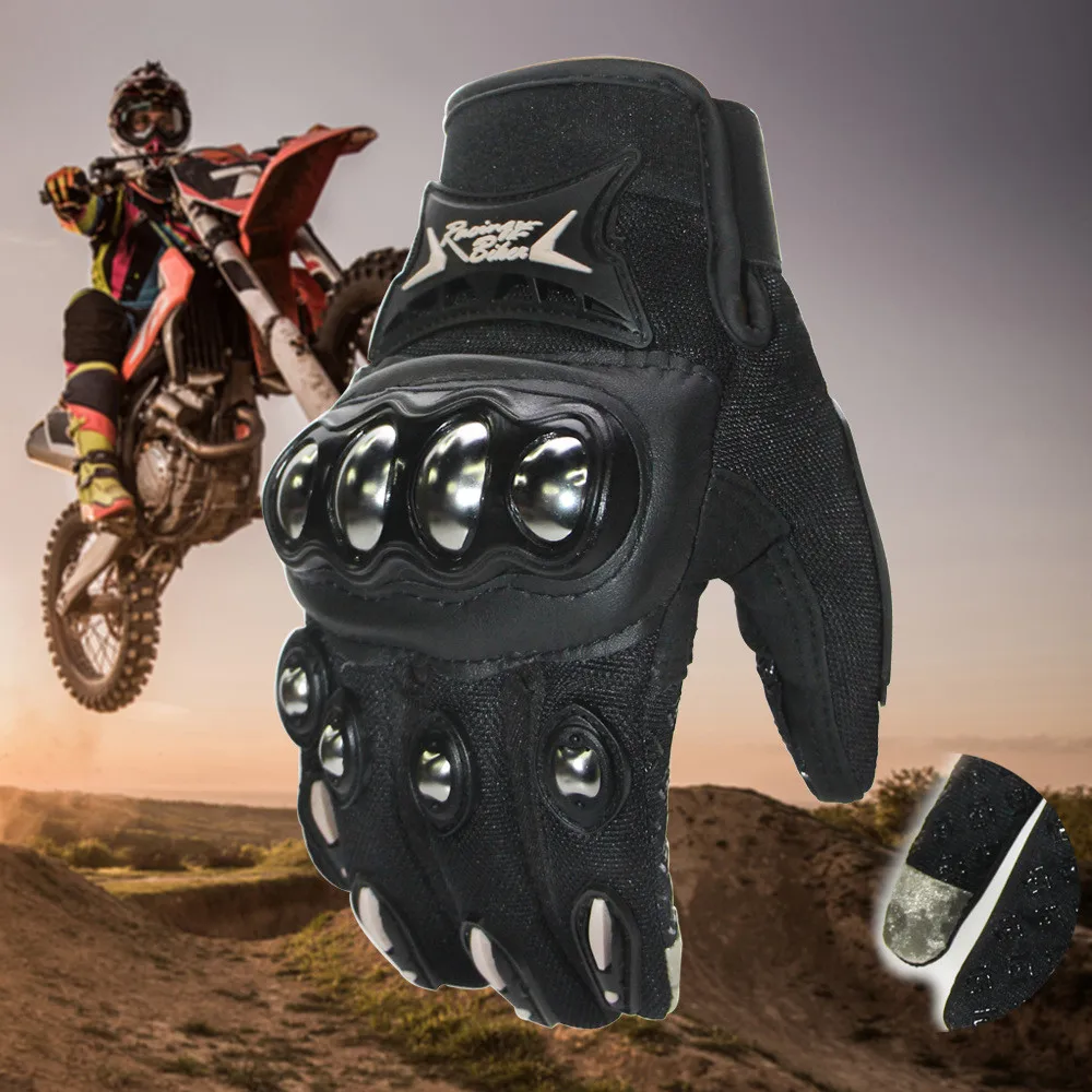 Cyclling Gloves Sports Touch Screen Full Finger Outdoor Riding Stainless Steel Breathable Bicycle Protective Motorcycle | Спорт и