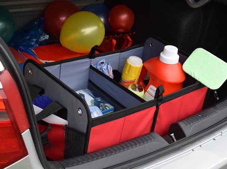 Автомобильный портативный складной ящик для хранения для автомобиля ящик для хранения Багажник автомобильный большой размер отделка ящиков для хранения коробка