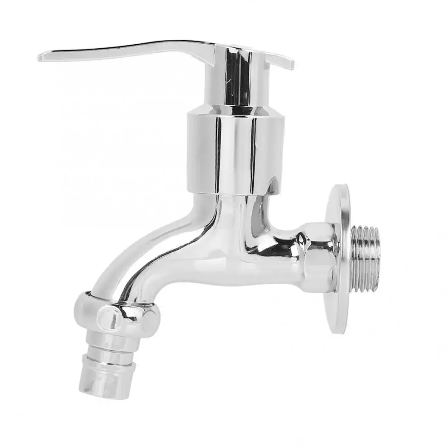 

Basin Faucets G1/2" Laundry Bathroom Washing Machine Wall Mounted Water Faucet Single Cold Tap barhroom faucet led