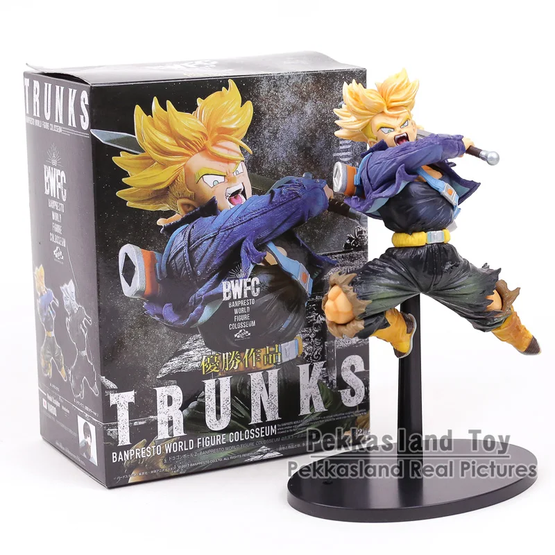 Dragon Ball Z Banpresto World Figure Colosseum 8 Trunks Super Saiyan Figurine Anime Manga Action Figures