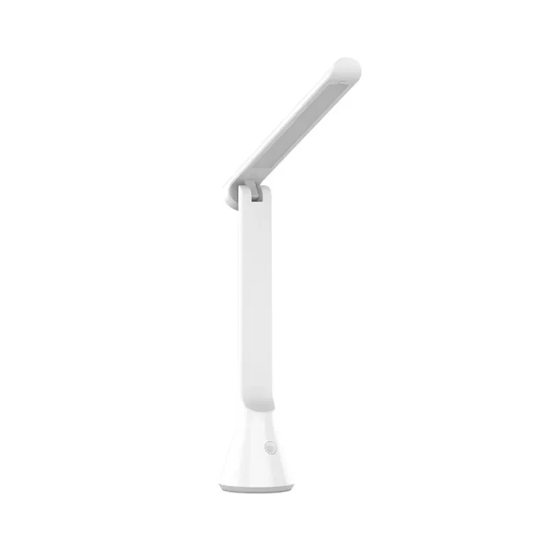 Xiaomi Yeelight складной USB Перезаряжаемый 200lm 3700K Ra90 светодиодный настольная лампа с регулируемой яркостью защита глаз затемнение ночные светильники портативный - Цвет: Белый